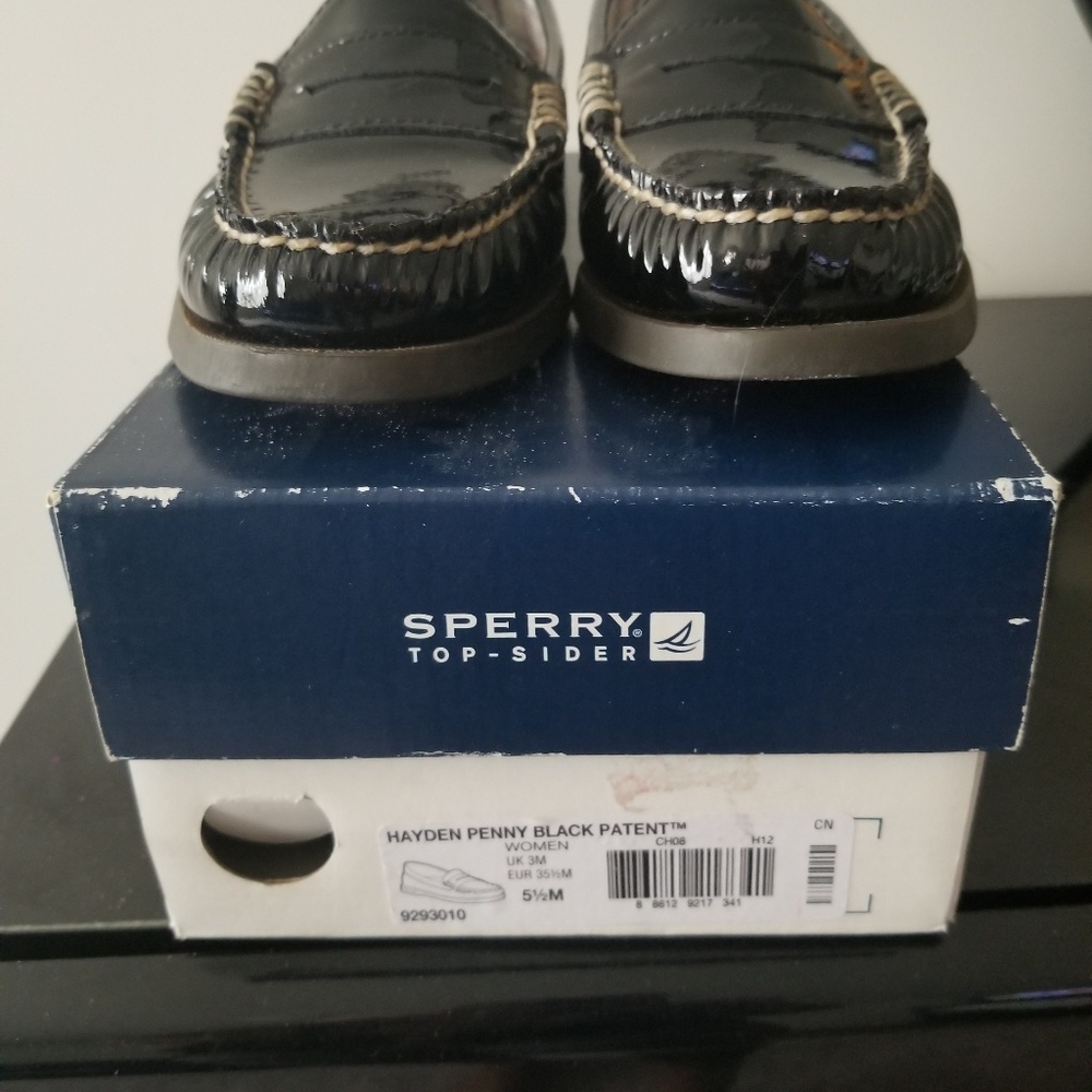 Sperry  Penny Black Patent